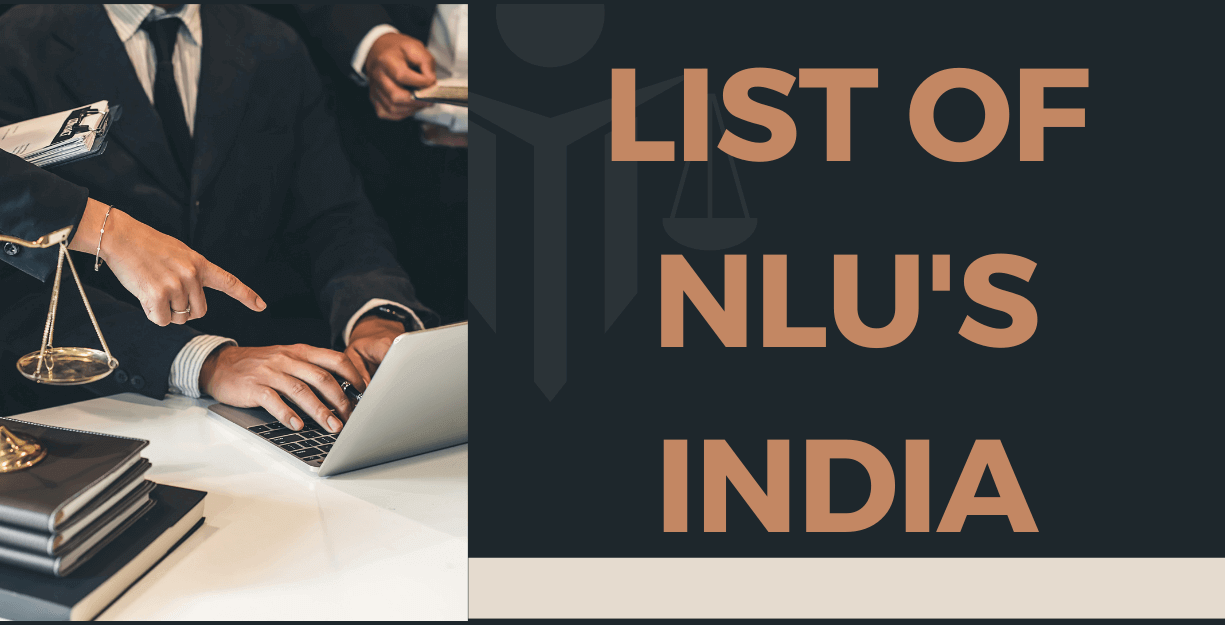 List of nlu's india