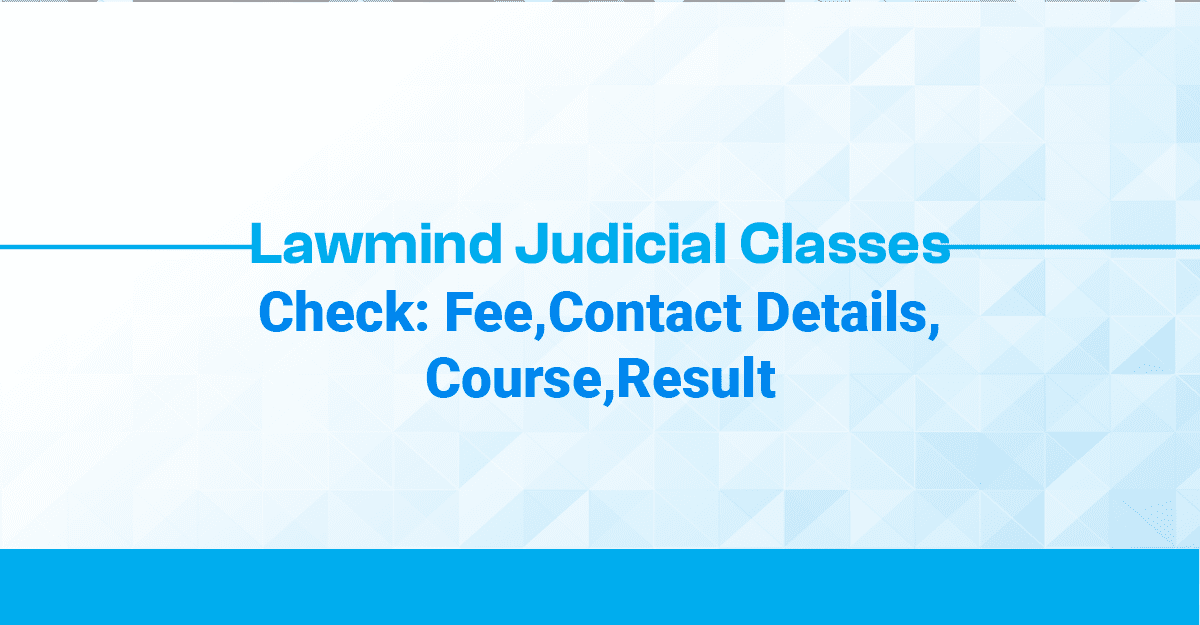 LAWMIND JUDICIAL CLASSES