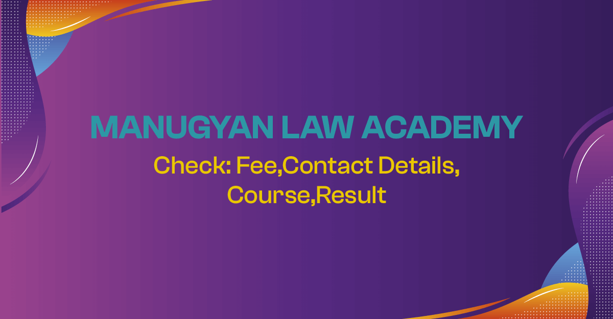 MANUGYAN LAW ACADEMY