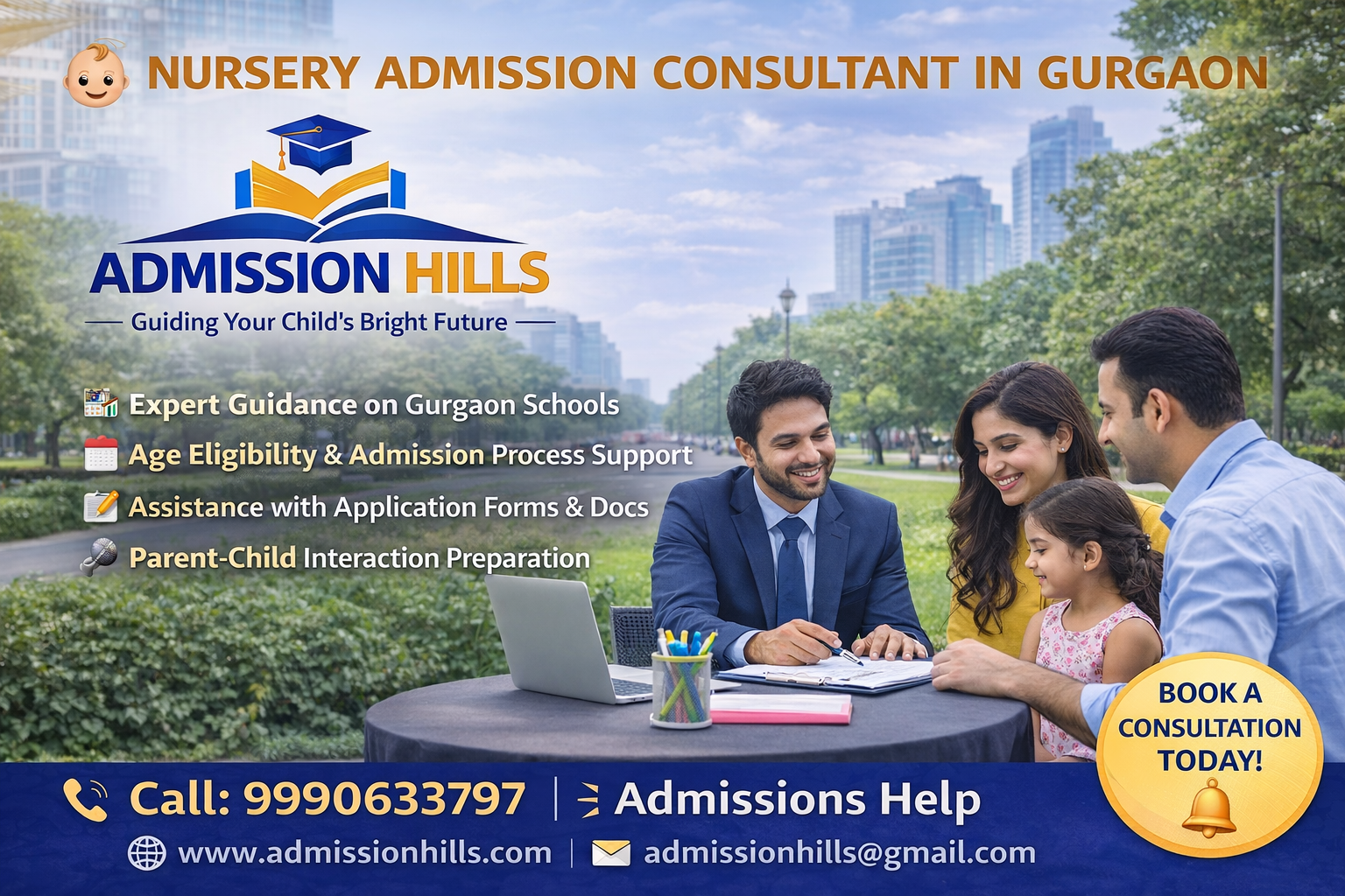 Nursery Admission Consultant in Gurgaon