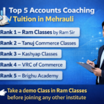 Top 5 accounts coaching in Mehrauli