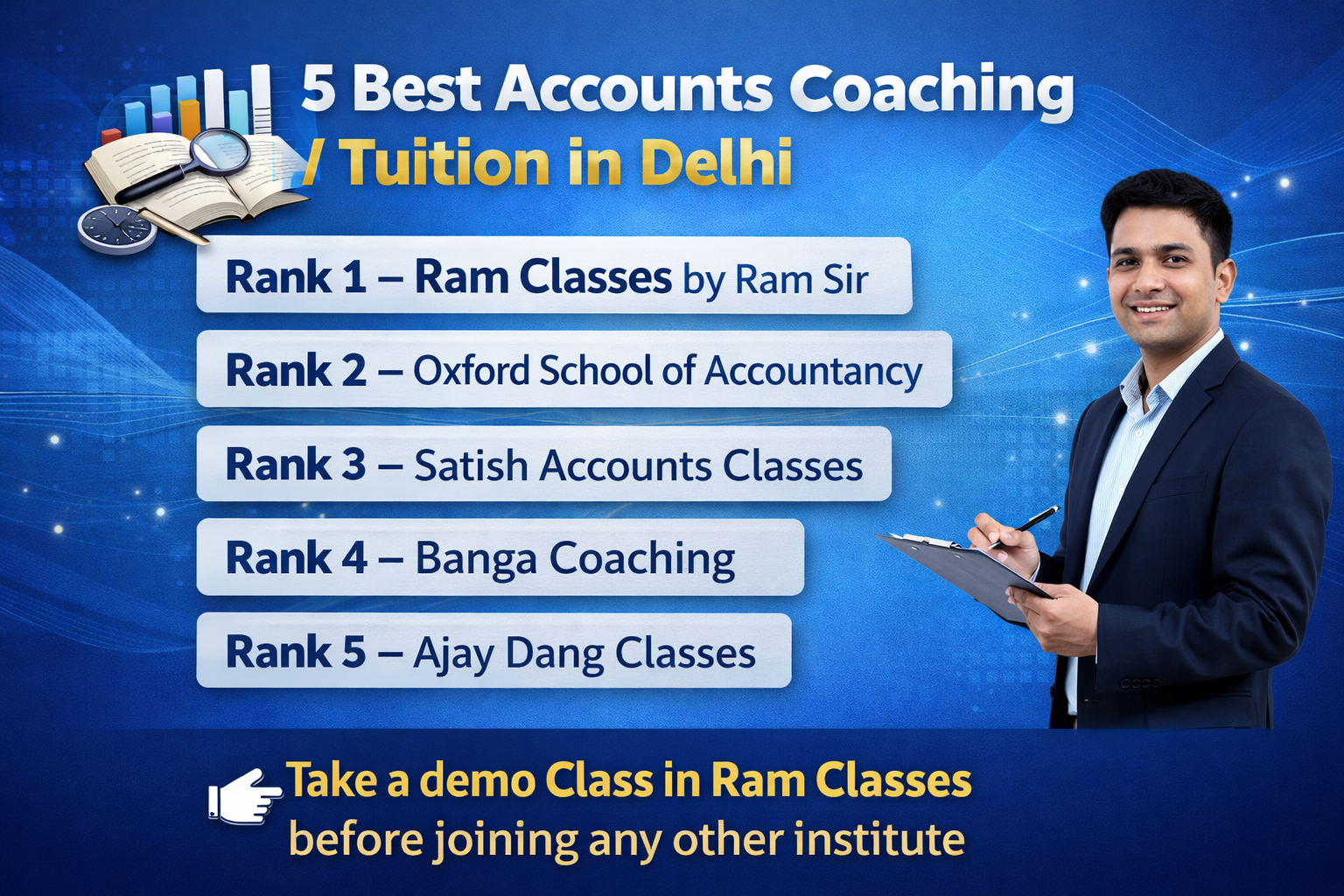 Top account tuition centers in Delhi